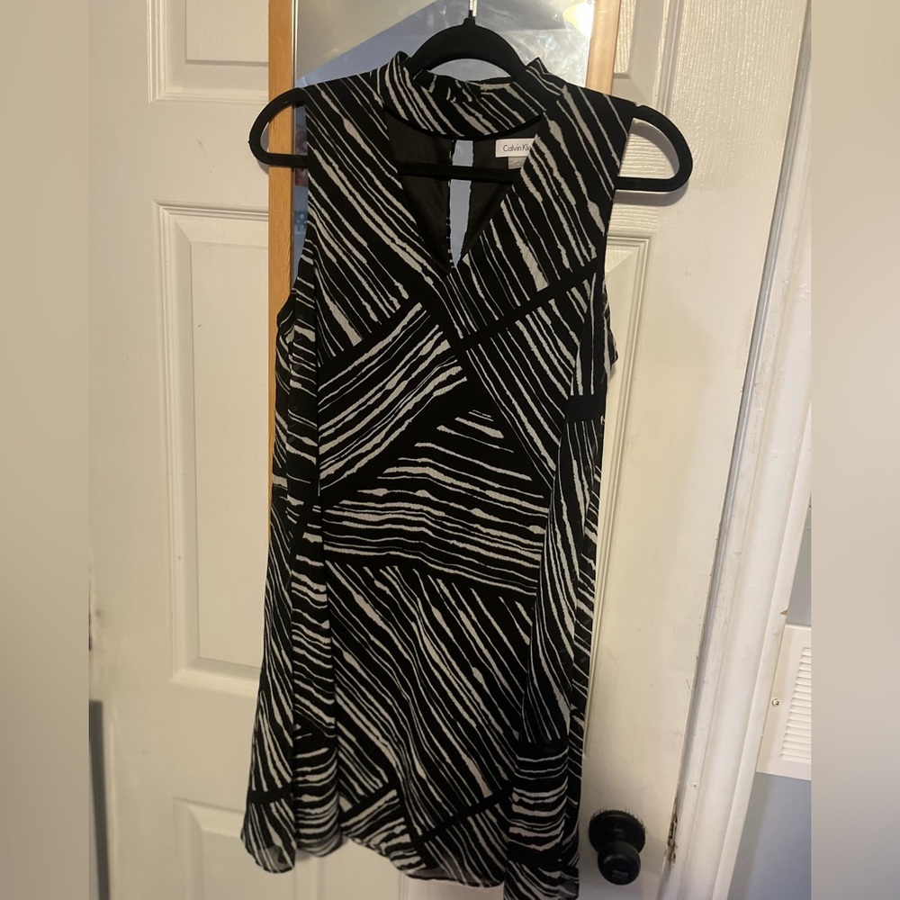 Size 8 Calvin Klein Sleeveless Dress, Sleeveless Midi Dress Size 8